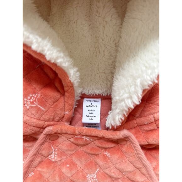 Nordstrom Quilted Velour Bunting Size 9m - Picture 5 of 5